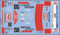 Preview: Decal Porsche 962 FATurbo #58 LM 1991